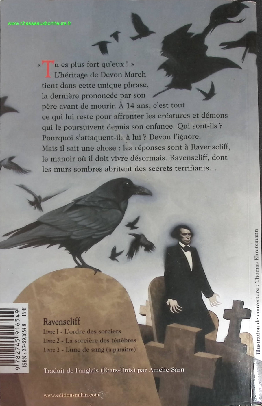 Ravenscliff Tome 1 - L'ordre Des Sorciers - Geoffrey Huntington - livre