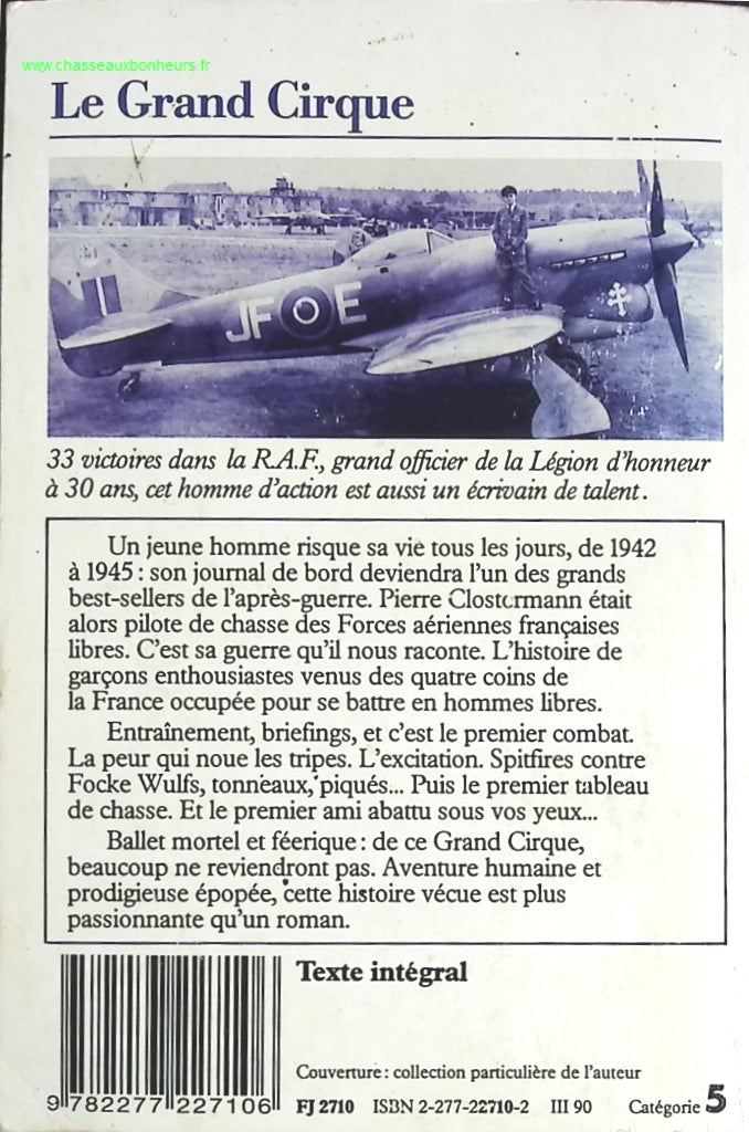 Le Grand cirque - Pierre Clostermann - livre
