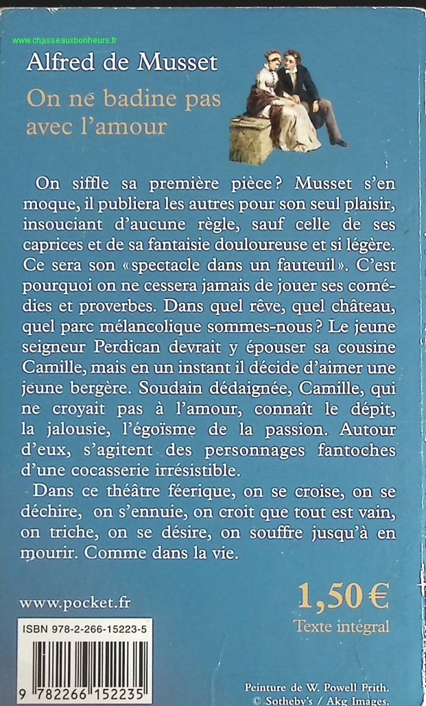 On Ne Badine Pas Avec L'amour - Alfred de Musset - livre