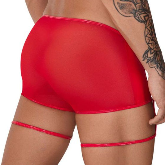Boxer Porte-Jarretelles Lakshmi Rouge