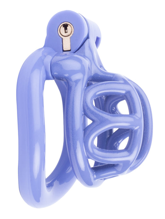 Cage de chasteté courte Lyfy 4 x 3.3cm Bleue