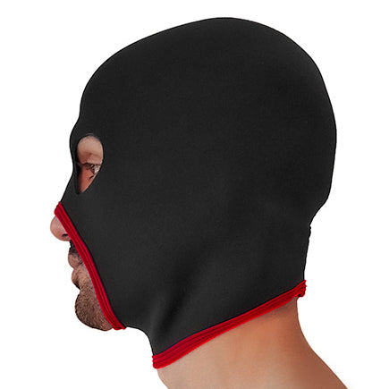 Cagoule Eyes Face Brutus Noire-Rouge