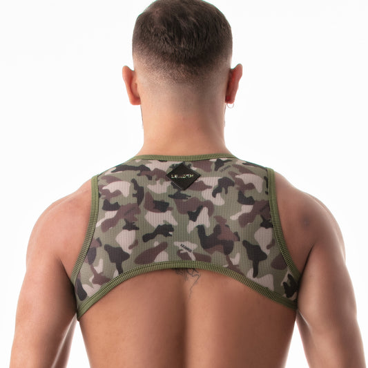 Harnais en tissu CAMO WARRIOR Camouflage