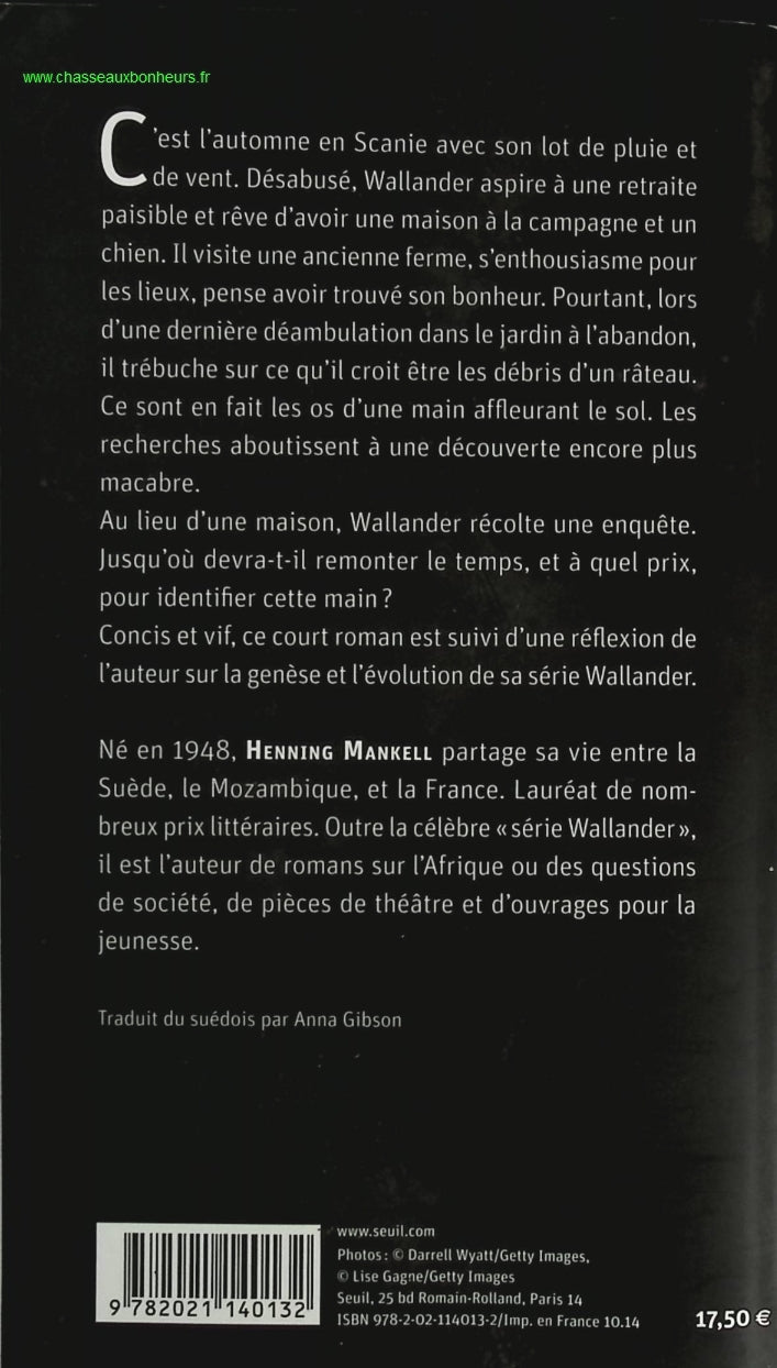 Une main encombrante - Une enquête inédite de Wallander - Henning Mankell - livre