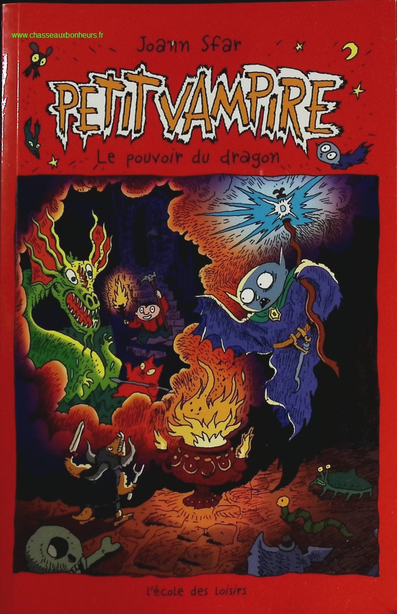 Petit vampire - Le pouvoir du dragon - Joann Sfar - livre