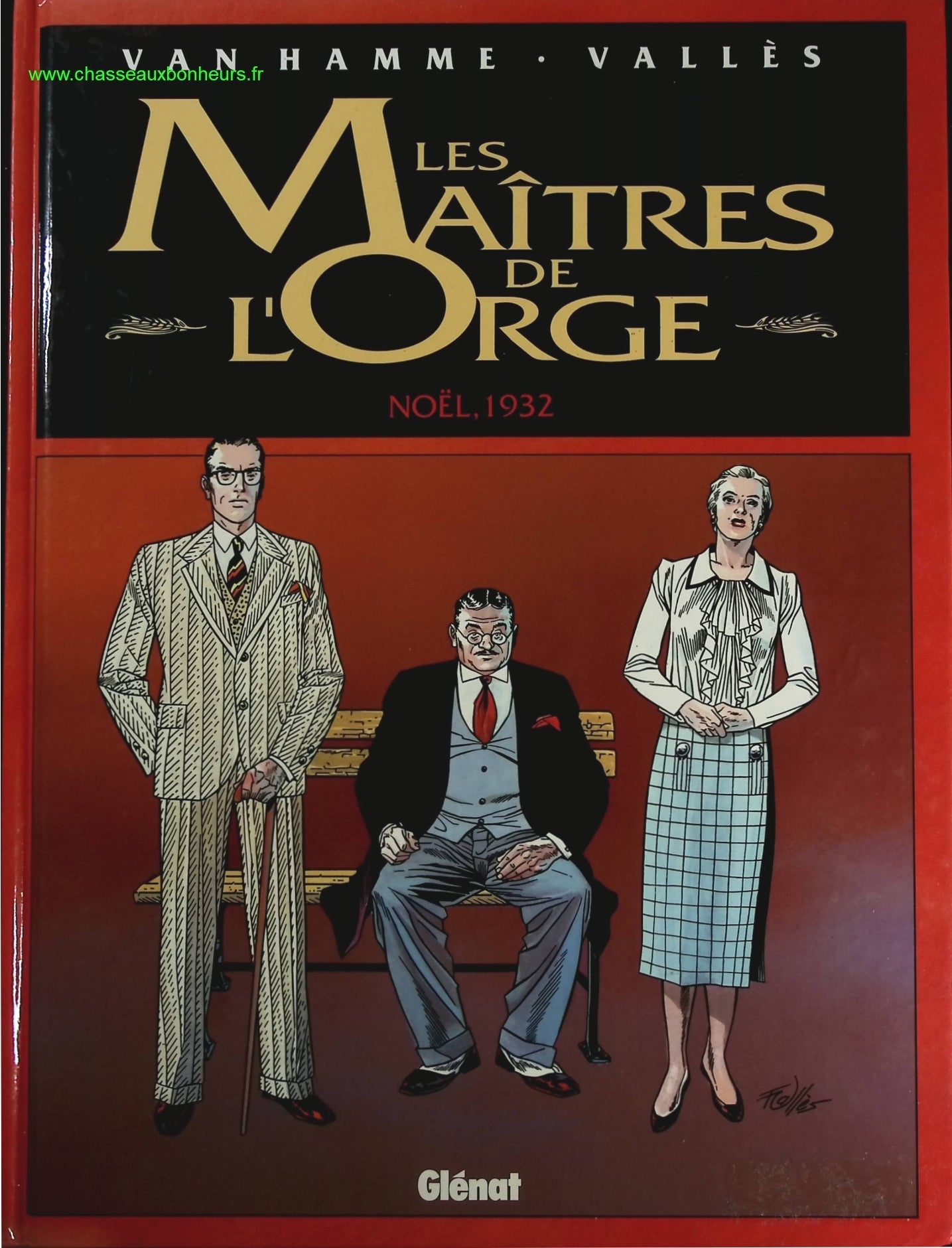 Les maitres de l'orge, tome 4 - Noël, 1932 - Jean Van Hamme, Francis Vallès - livre BD