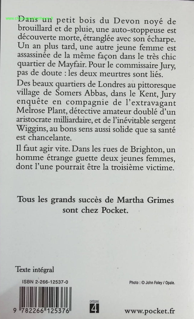 Le Crime De Mayfair - Martha Grimes - livre