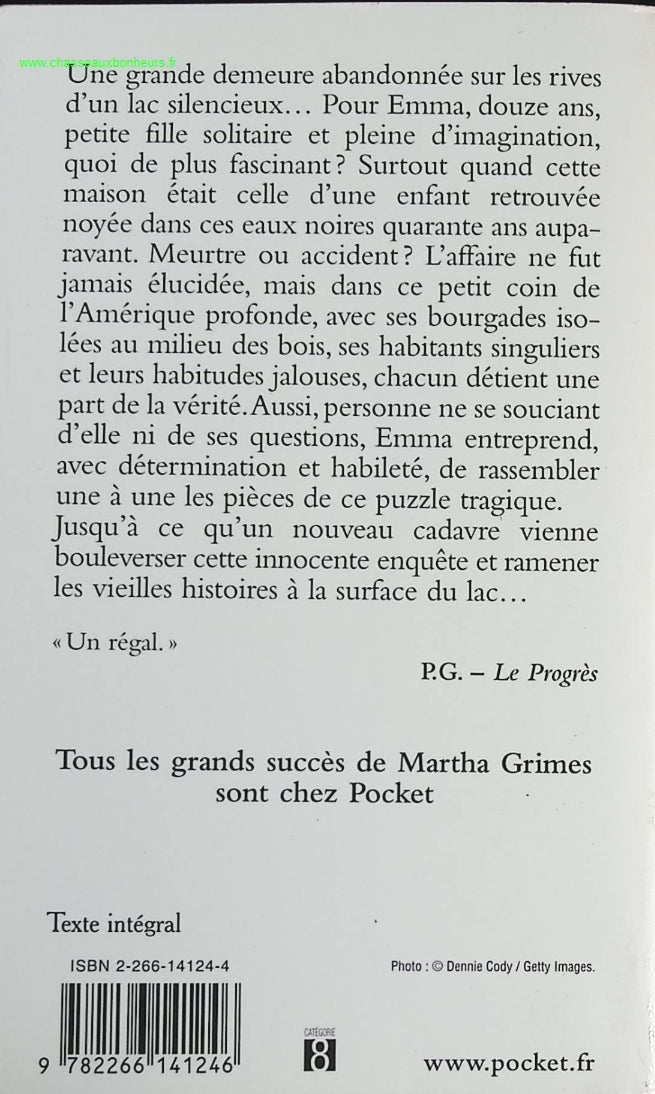Le meurtre du lac - Martha Grimes - livre
