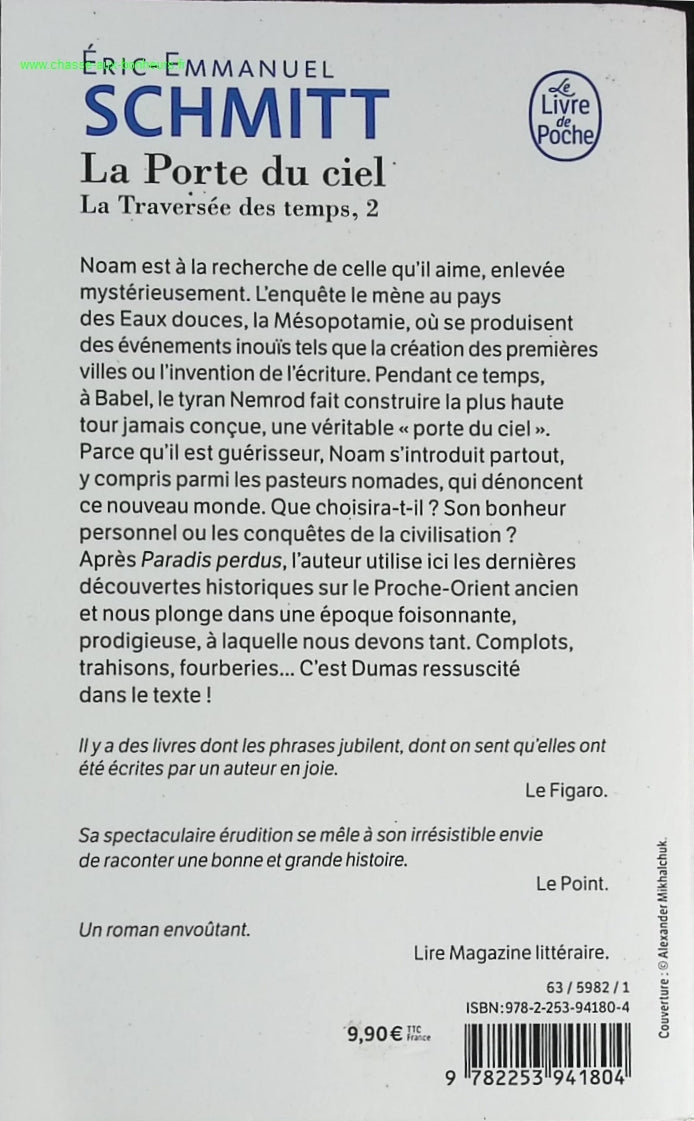 La Traversée Des Temps - Tome 2 - La Porte Du Ciel - Eric-Emmanuel Schmitt - livre