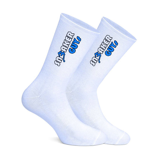 Chaussettes Sneaker Guys Blanc-Bleu