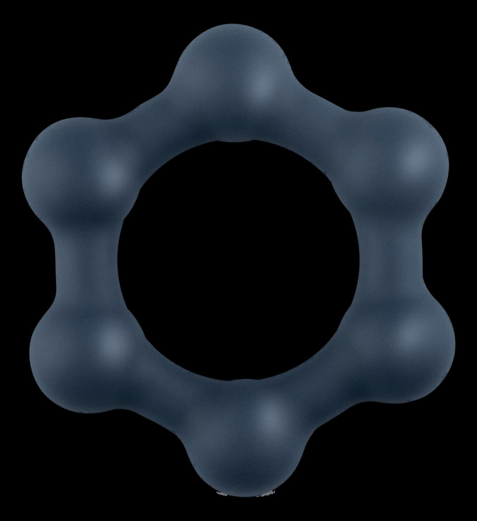 Cockring Hexagone avec boules