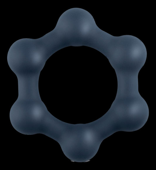 Cockring Hexagone avec boules