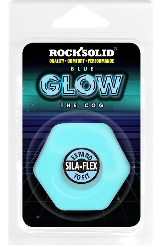 Cockring phosphorescent The Cog 22 mm Bleu