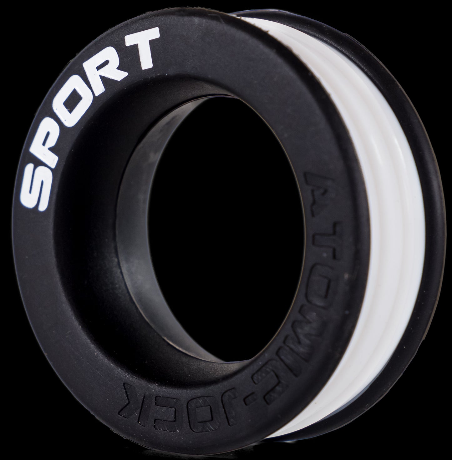 Cockring Silicone Sneaker Noir-Blanc