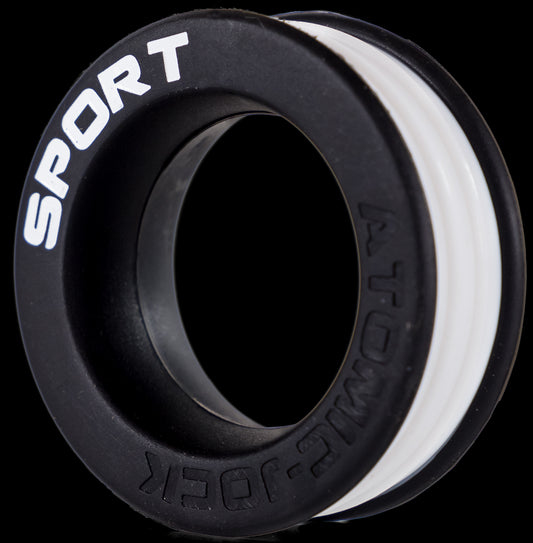 Cockring Silicone Sneaker Noir-Blanc