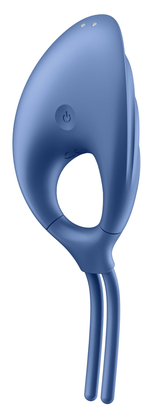 Cockring vibrant Swordsman Satisfyer Bleu