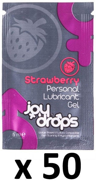 Dosettes Lubrifiant Arôme Fraise 5mL x50