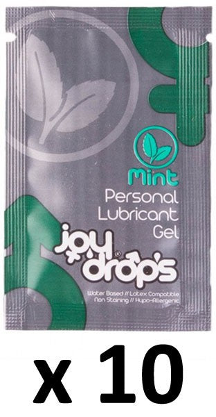 Lot de 10 dosettes Lubrifiant Arôme Menthe 5mL