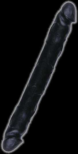 Double Gode 41 x 4cm Noir