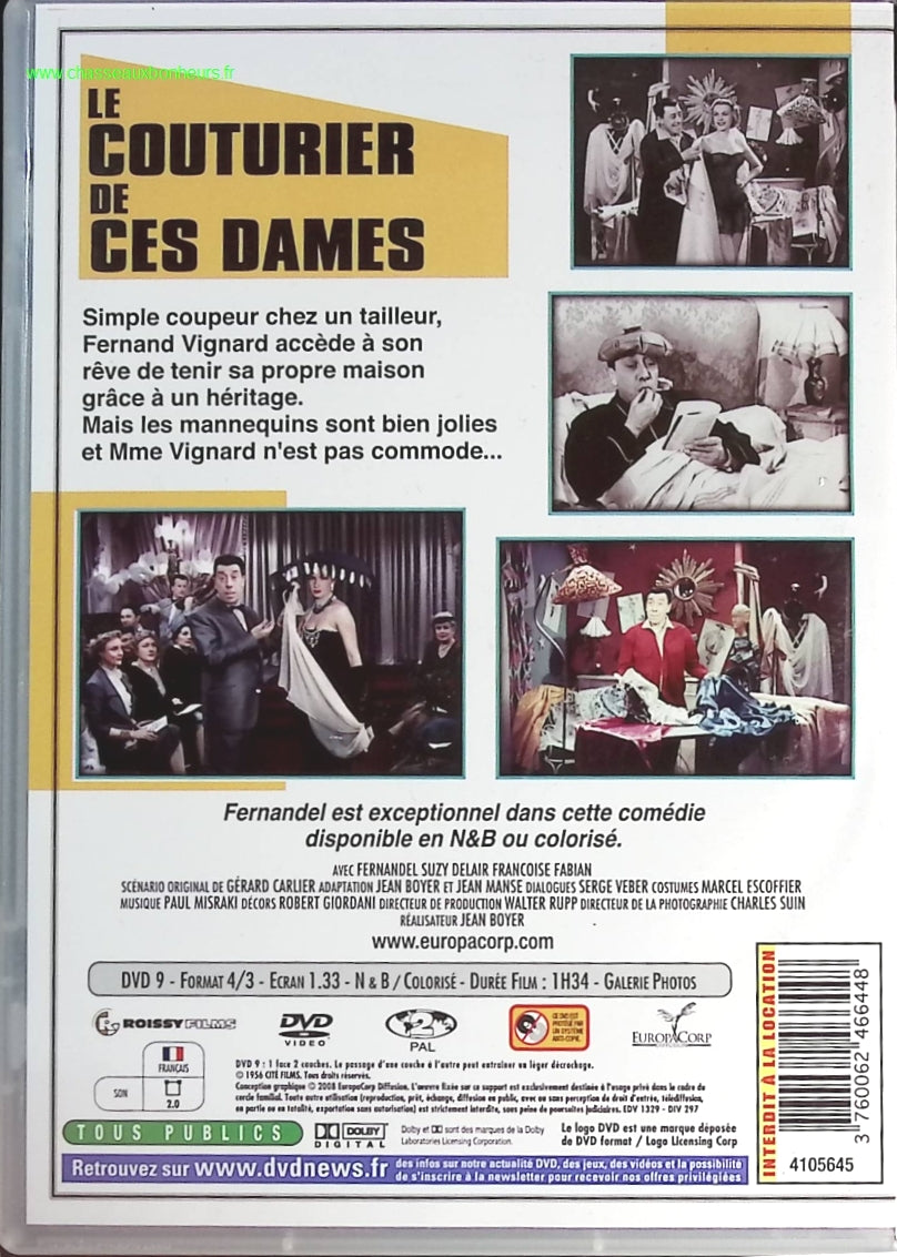 Le Couturier de Ces Dames - Fernandel - DVD