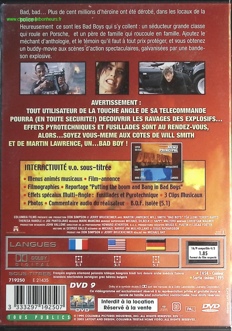 Bad Boys - Will Smith - DVD