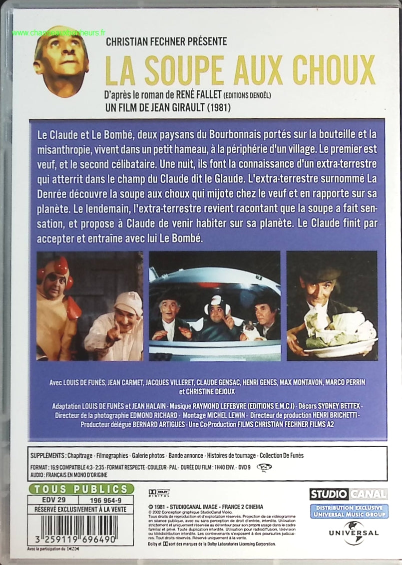 La Soupe aux choux - Louis de Funès - DVD