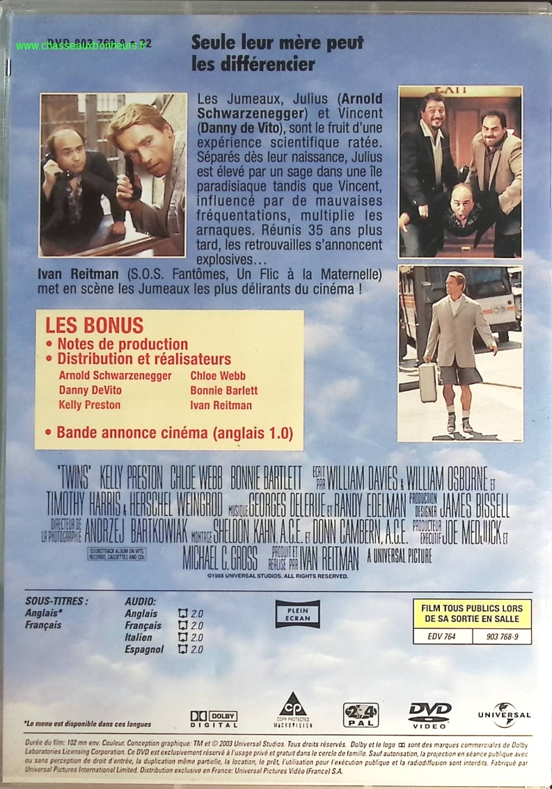 Jumeaux - Arnold Schwarzenegger - DVD