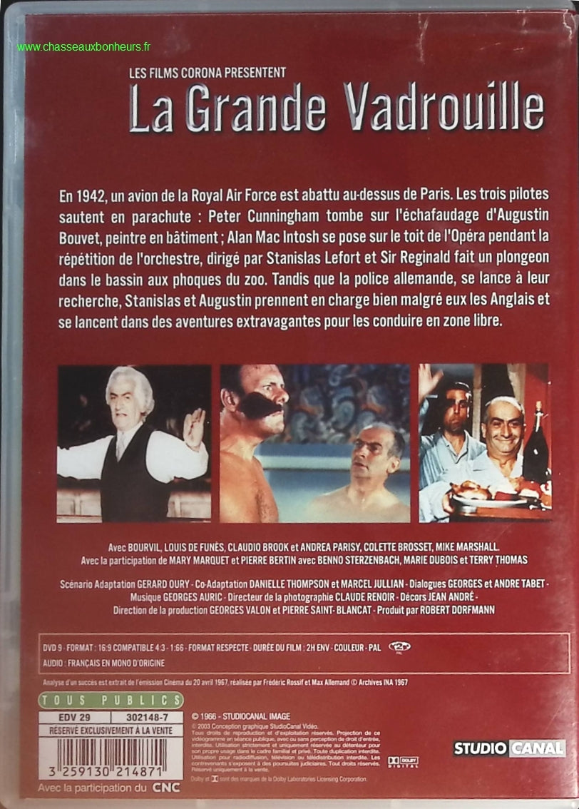La Grande vadrouille - Louis de Funès - DVD