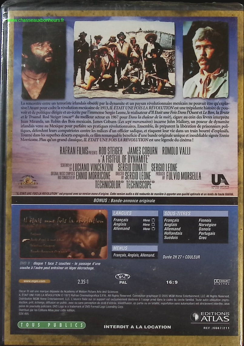 Il était une fois la révolution - James Coburn - DVD