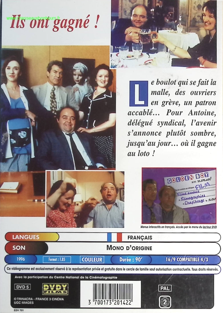 Golden Boy - Jacques Villeret - DVD