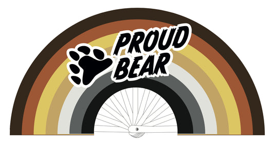 Éventail Proud Bear 64cm
