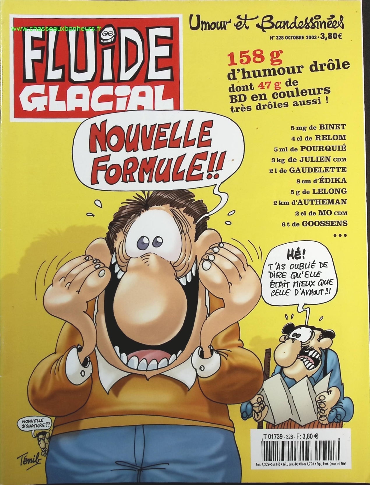 Fluide glacial N° 328 - revue magazine - livre