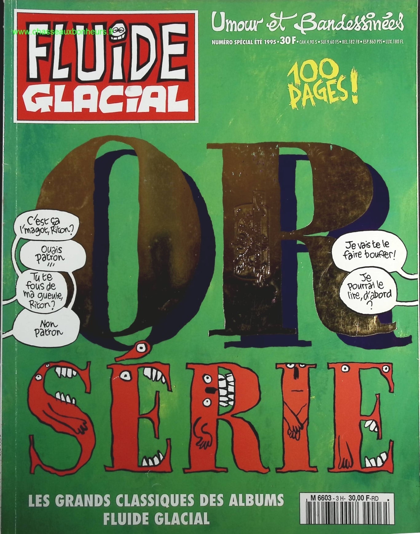 Fluide glacial numéro spécial été 1995 - revue magazine - livre