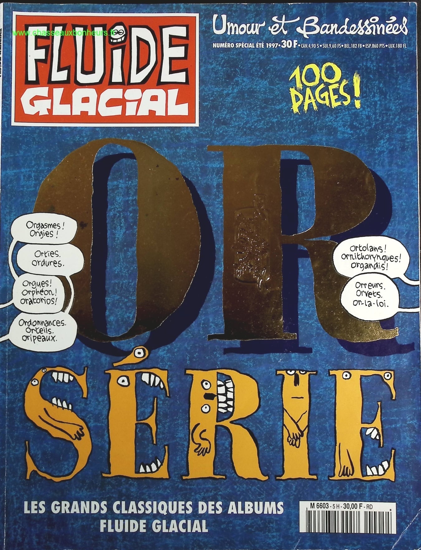 Fluide glacial numéro spécial été 1997 - revue magazine - livre