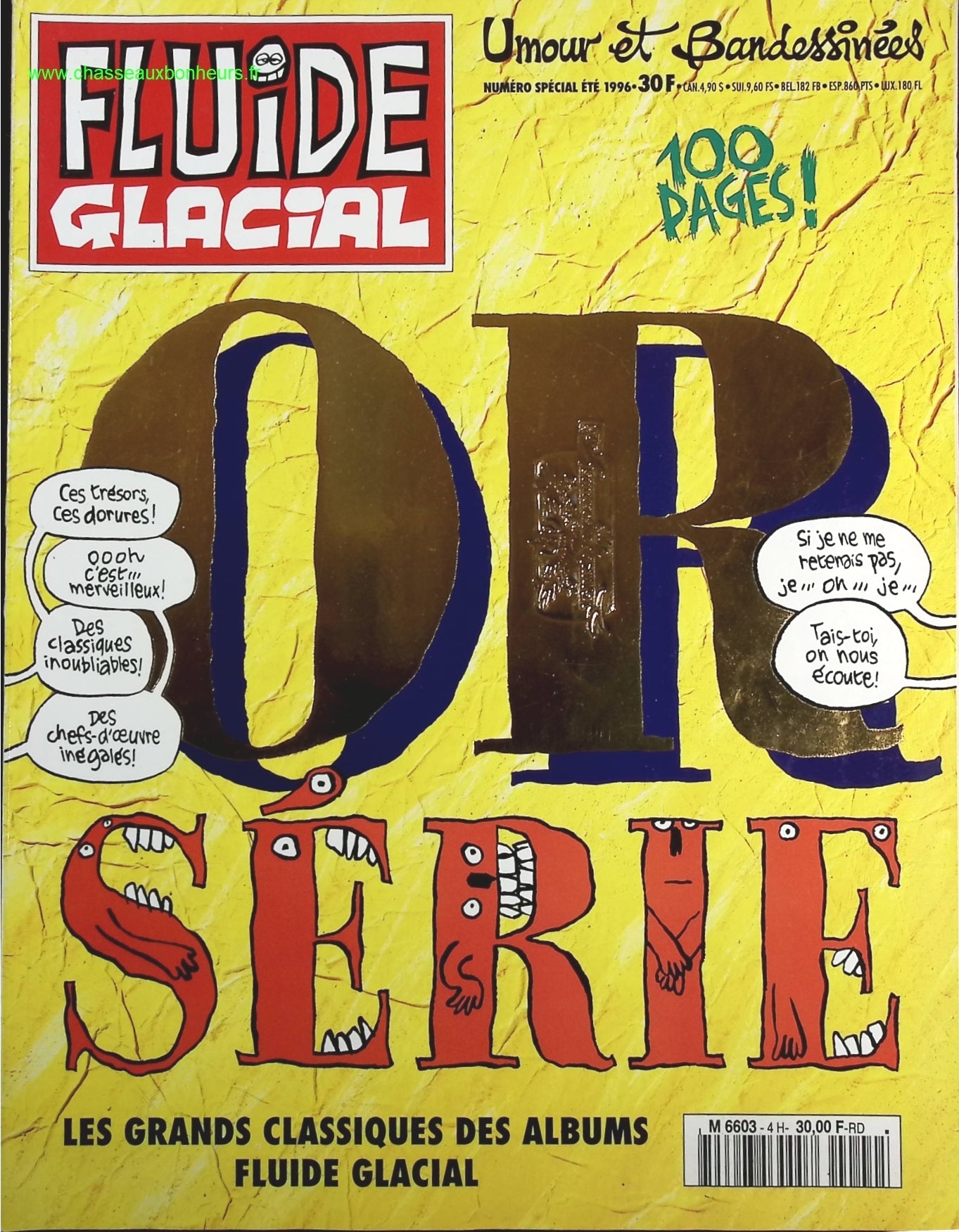 Fluide glacial numéro spécial été 1996 - revue magazine - livre
