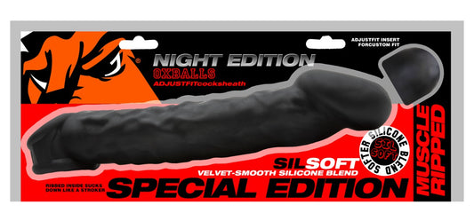 Gaine de pénis Muscle Ripped Night Edition 19 x 3.8 cm