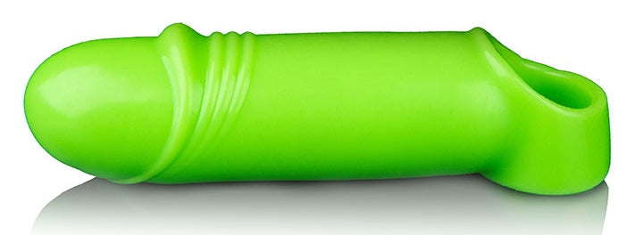 Gaine de pénis phosphorescente Smooth Thick Glow 12 x 4.2cm