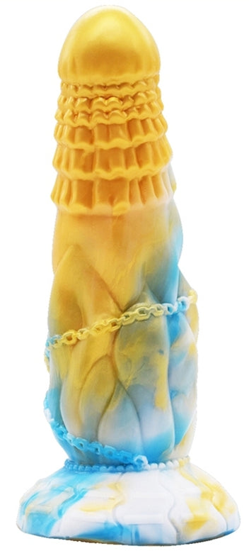 Gode Fheniks 18 x 6cm Doré-Bleu