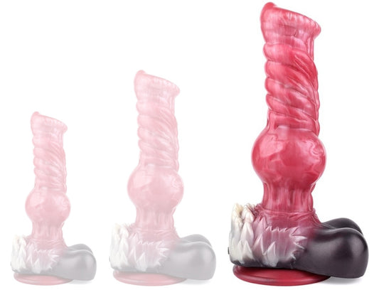 Gode Furry Wolf L 27 x 9.5cm