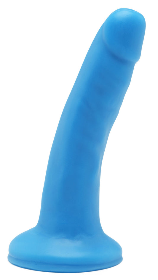 Gode Happy Dick 13 x 3 cm Bleu