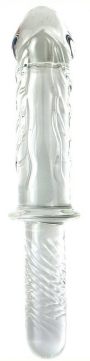 Gode Poignée en verre Ice King 16.5 x 5.2cm