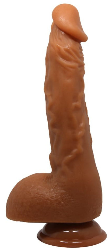 Gode réaliste Jason 18 x 4.1 cm Marron