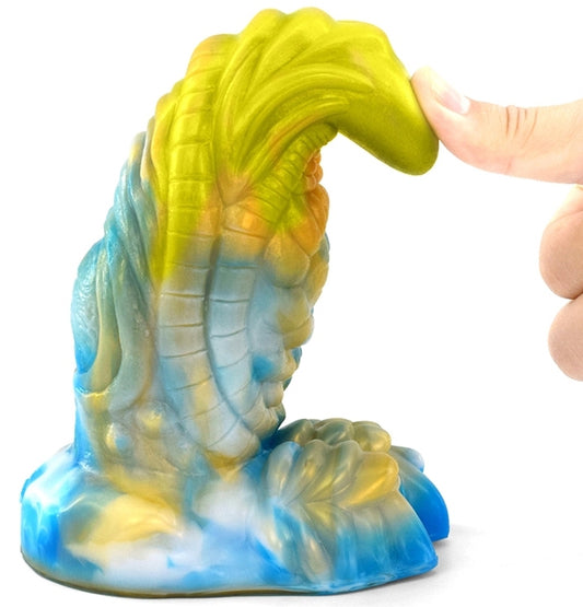 Gode Rhegax 16 x 6.5cm Doré-Bleu