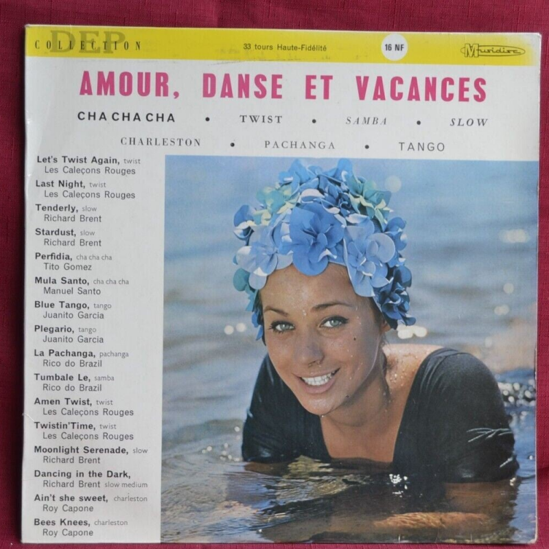 amour danse et vacances - disque vinyle 33 tours