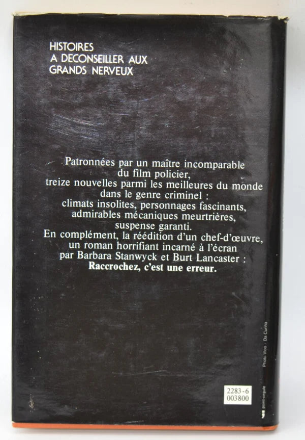 Histoires à déconseiller aux grands nerveux - Alfred Hitchcock - livre