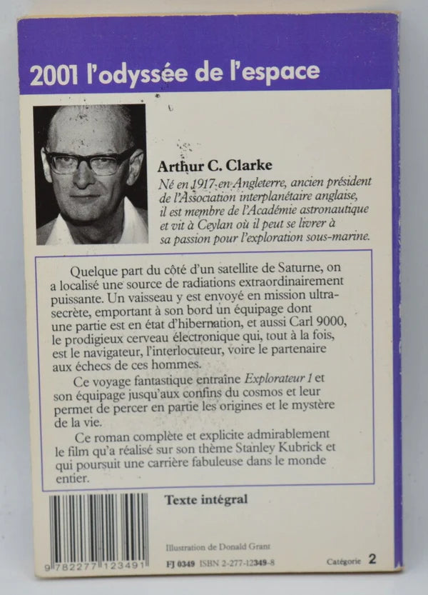 2001 l'odyssée de l'espace - Arthur C. CLARKE - livre