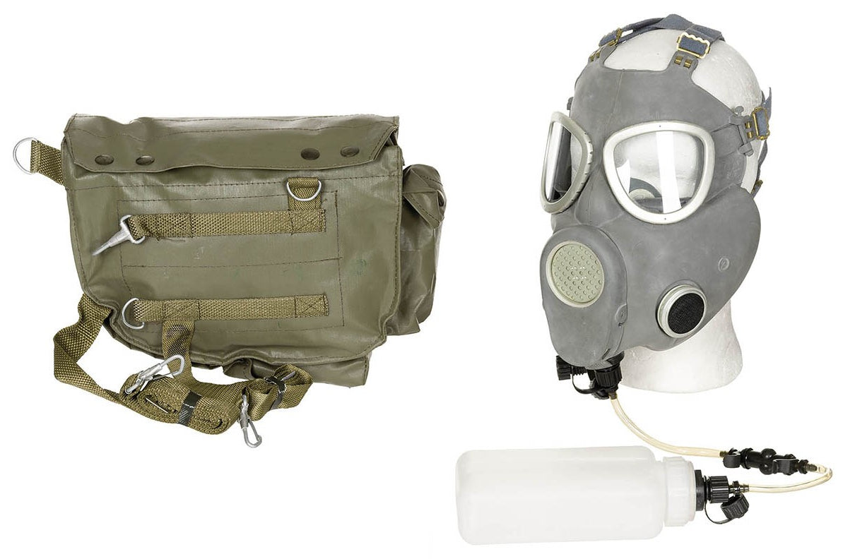 Kit Masque à gaz polonais MP48 avec Filtre et Bouteille