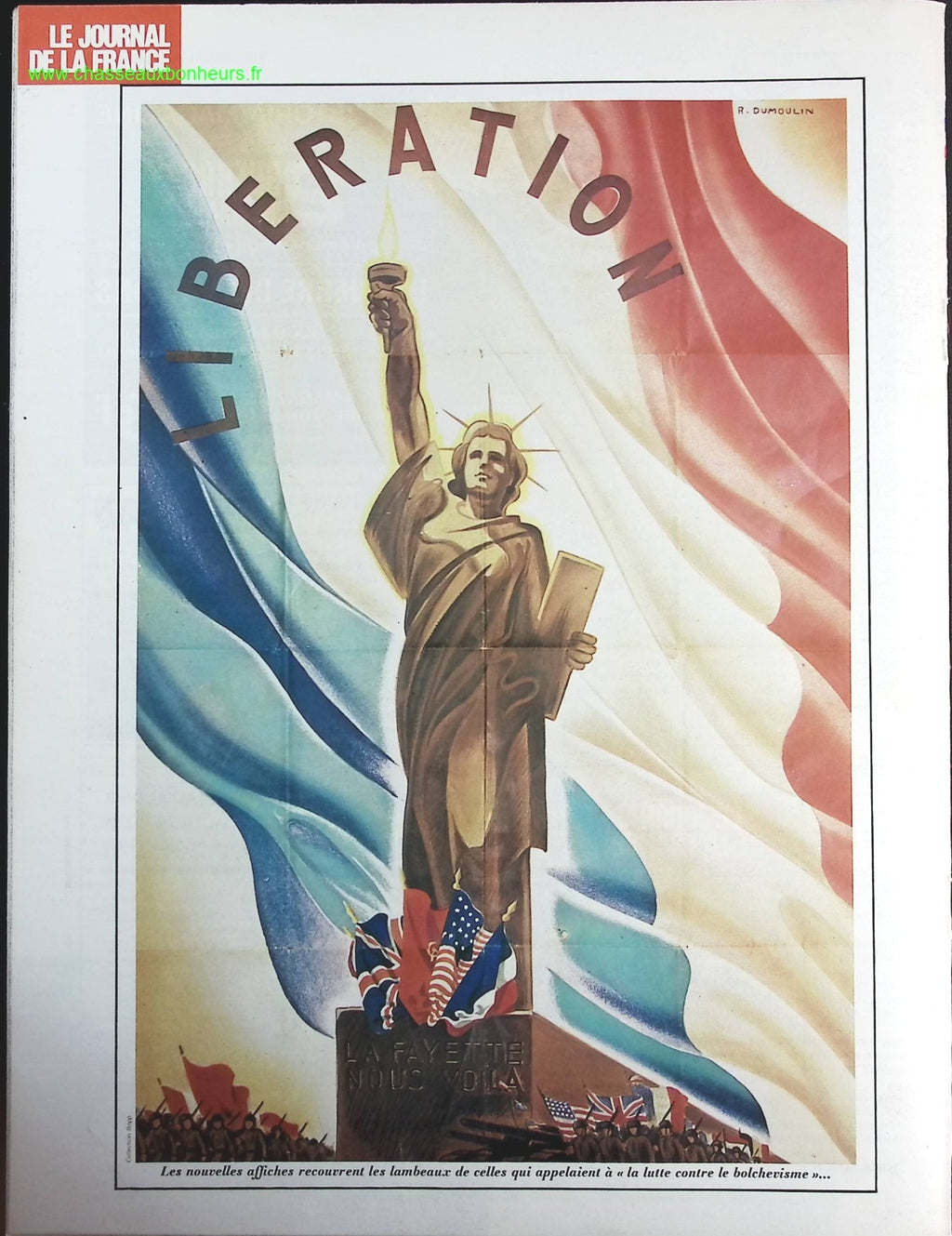 A l'heure de la libération  - N° 177 - Le journal de la France les années 40 - Livre revue magazine