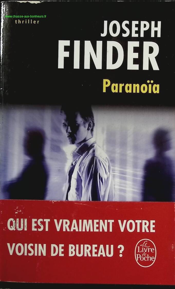 Paranoïa - Joseph Finder - livre