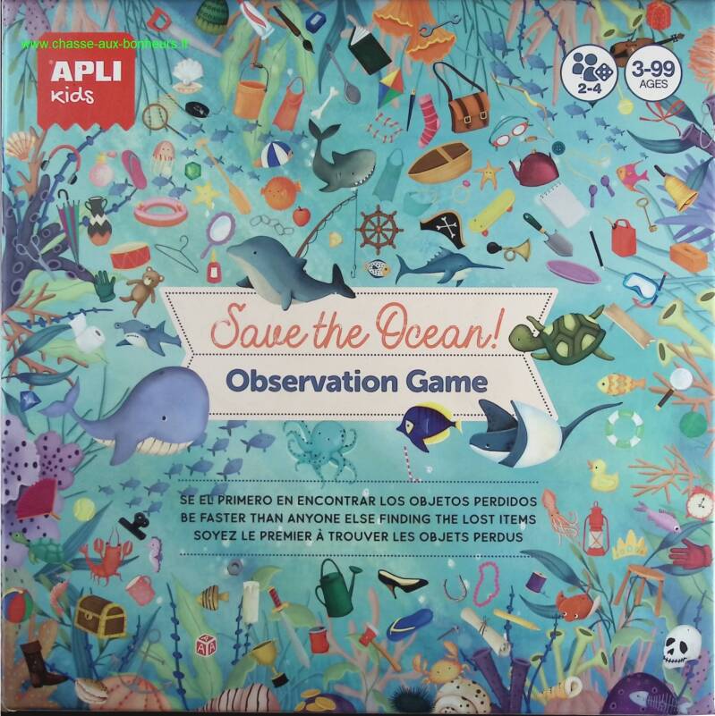 Jeu d’observation Save the Ocean - jeu de société